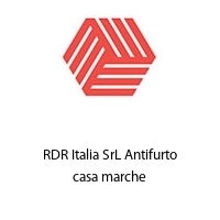 Logo RDR Italia SrL Antifurto casa marche