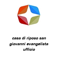 Logo casa di riposo san giovanni evangelista ufficio