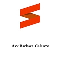 Avv Barbara Calenzo