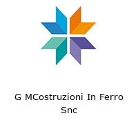 Logo G MCostruzioni In Ferro Snc