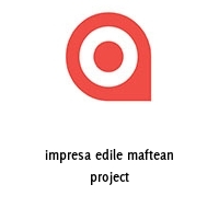 Logo impresa edile maftean project