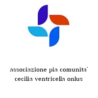 Logo associazione pia comunita' cecilia ventricella onlus